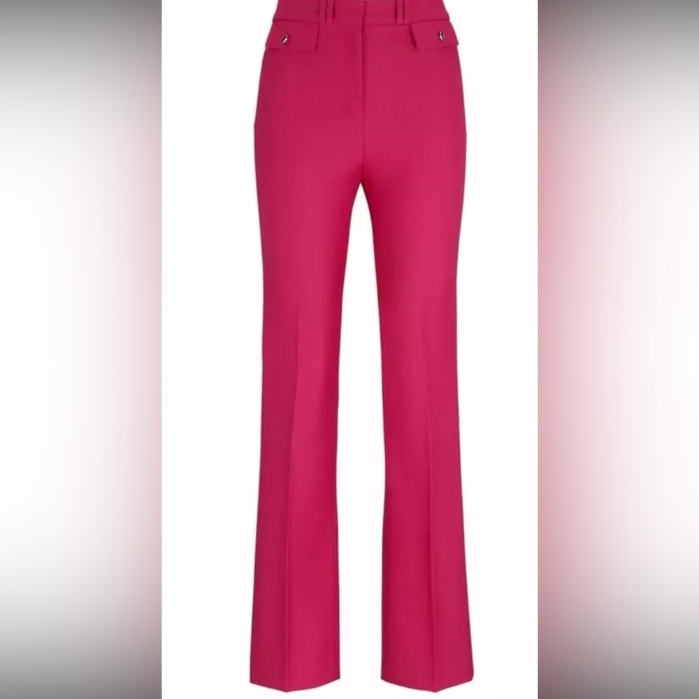 Hugo Boss SLIM-FIT TROUSERS IN VIRGIN-WOOL TWILL Size 2
